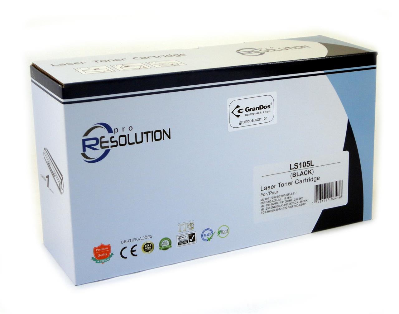 Toner Resolution Samsung LS105L Preto