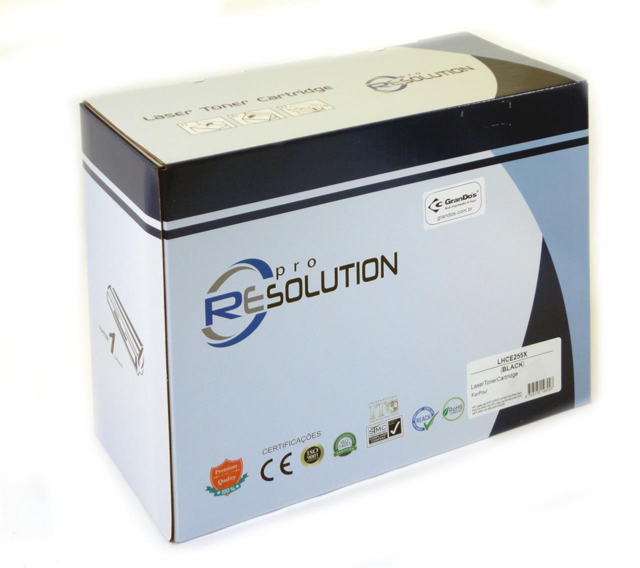 Toner Similar Pro Resolution para Impressoras e Multifuncionais - Toner Compatível CE255X Resolution