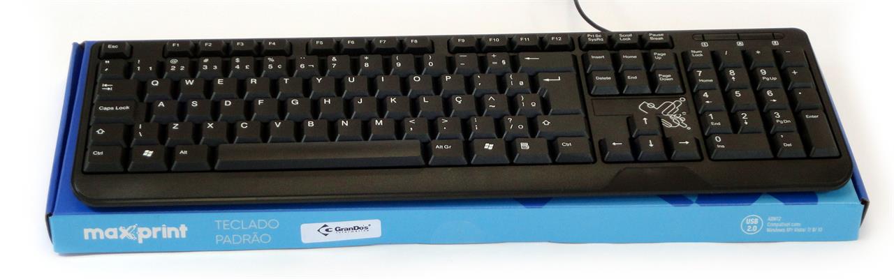 Teclado - Teclado USB Maxprint 60000140