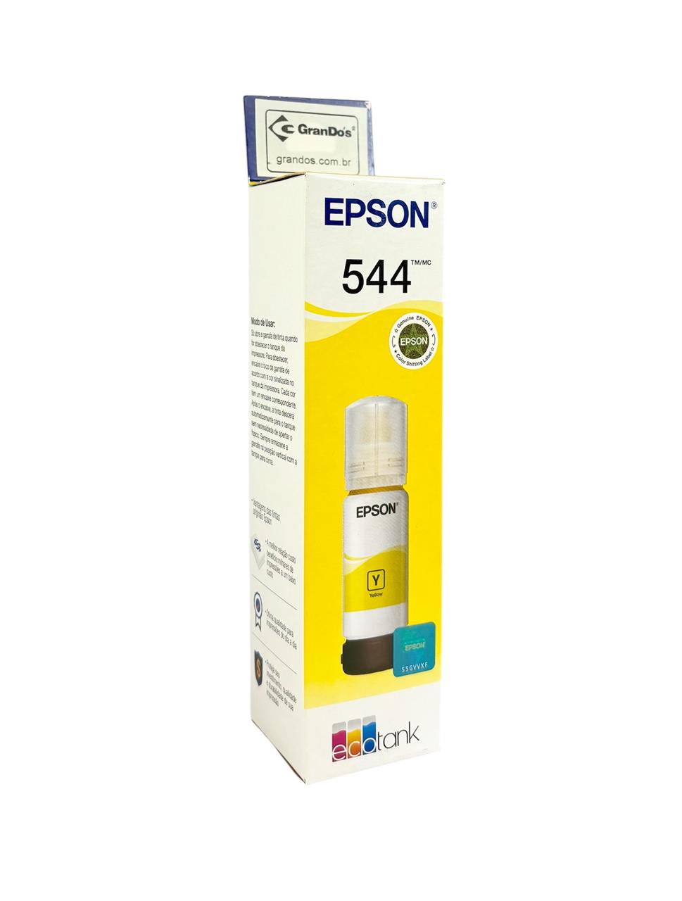 Refil de Tinta Original Epson 544 Amarelo