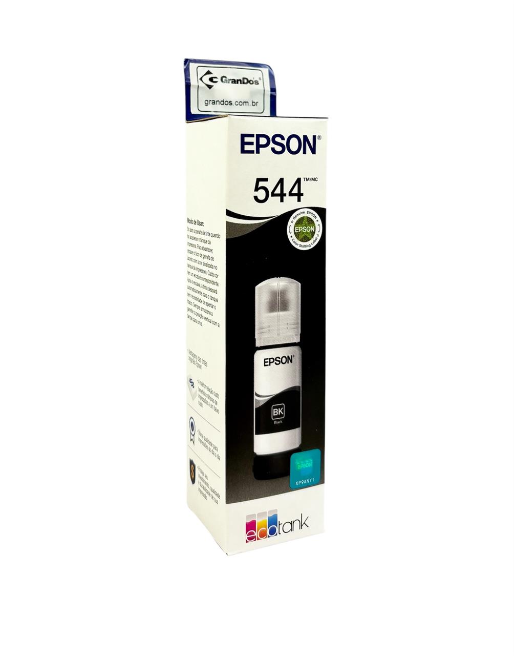Refil de Tinta Original Epson 544 Preto