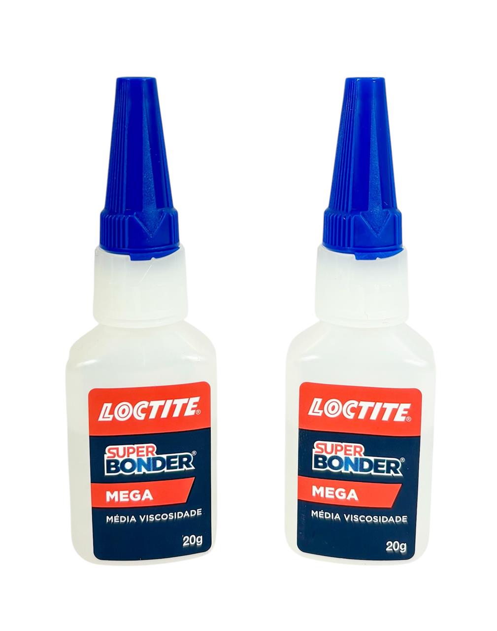 Super Bonder Mega 20G Frasco no Pack com 2 Unidades