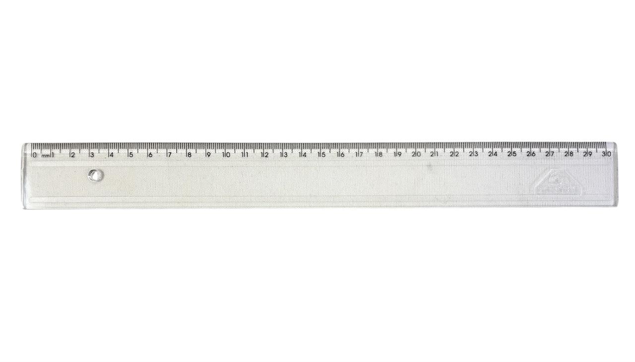 Régua Cristal Acrimet com 30cm