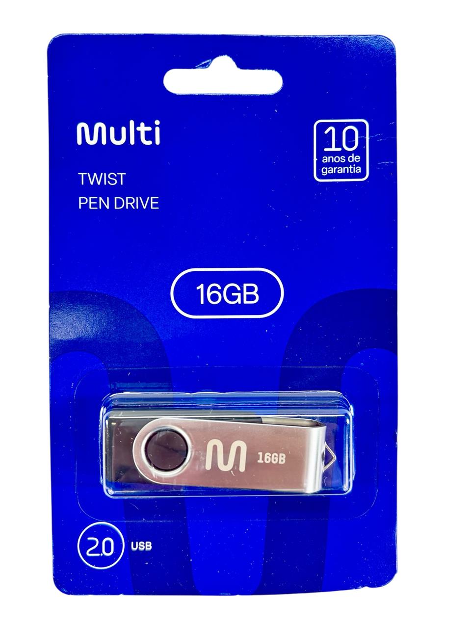 Pen Drive Multilaser Twist 16GB