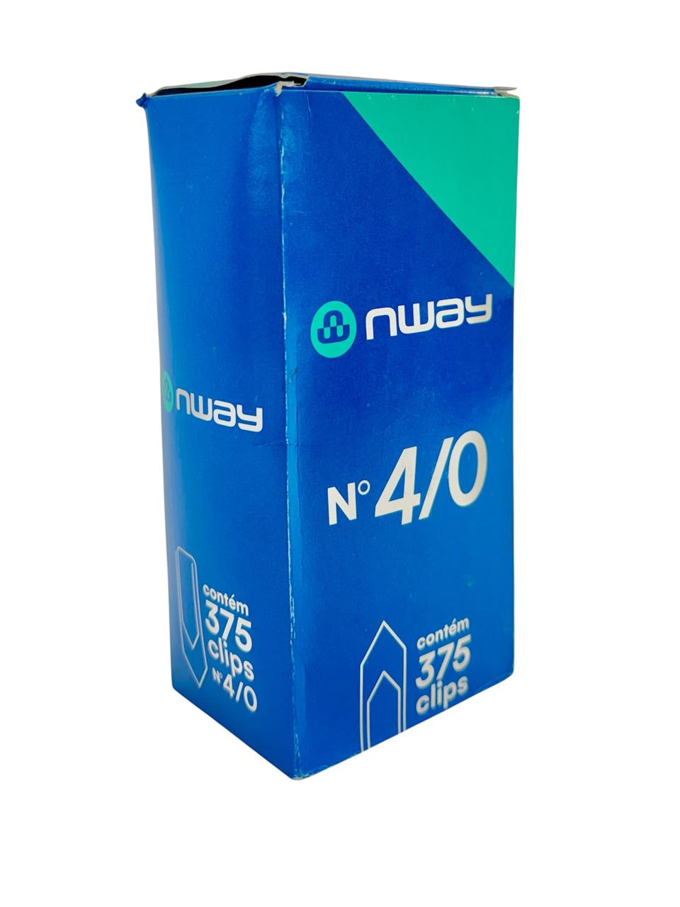 Clips Numero 4/0 caixa com 375 unidades